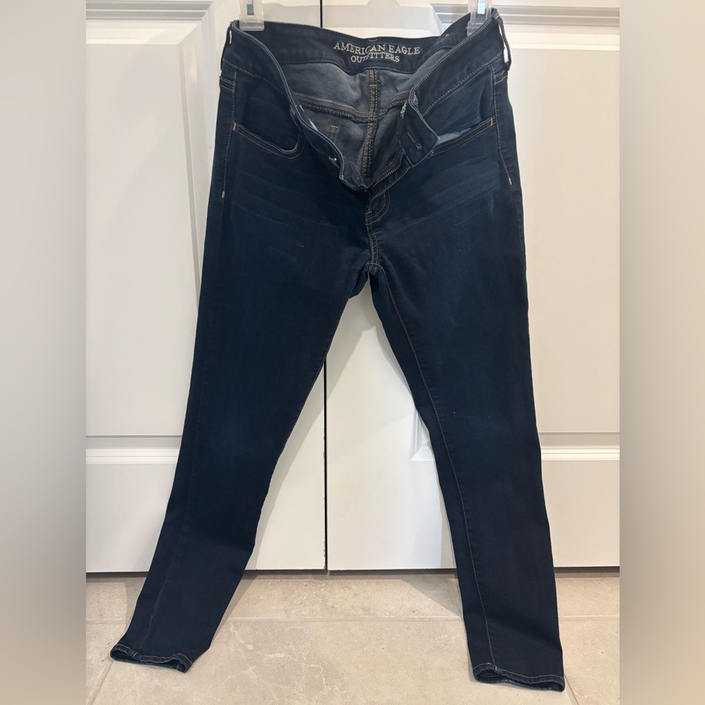 American Eagle Outfitters Dark Blue Jeggings